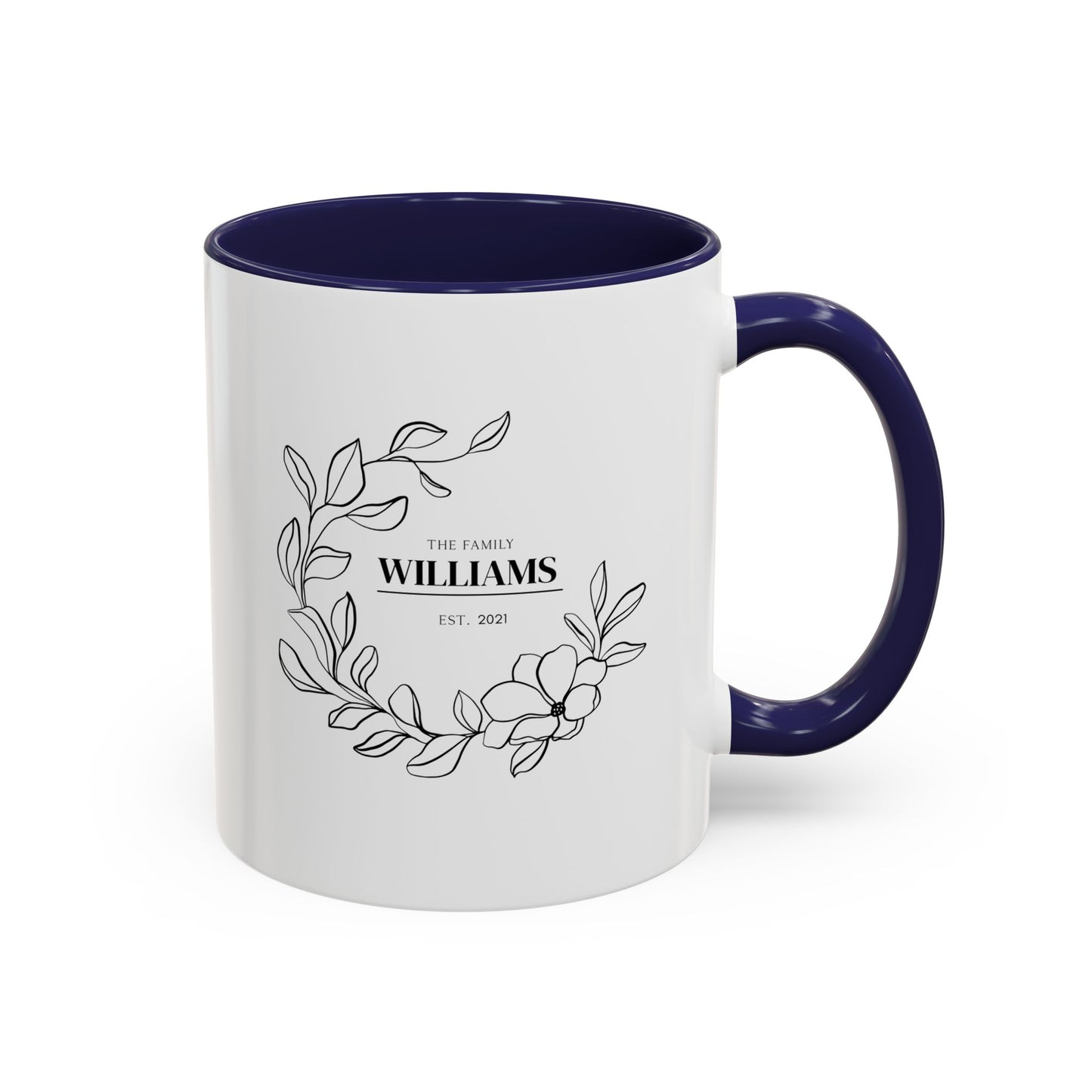 Personalized Name Initial Logo Coffee Mug for Birthday Mother Couples Christmas Gift