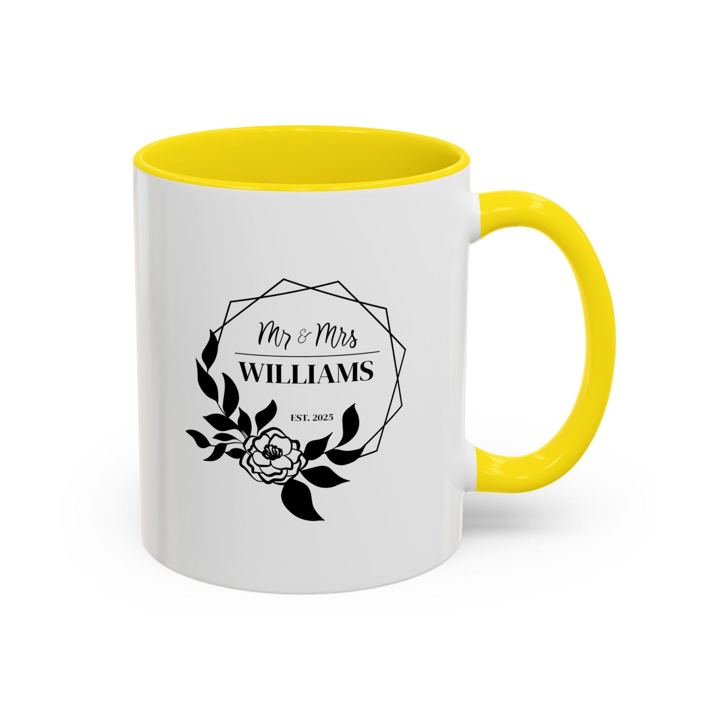 Personalized Name Initial Logo Coffee Mug for Birthday Mother Couples Christmas Gift