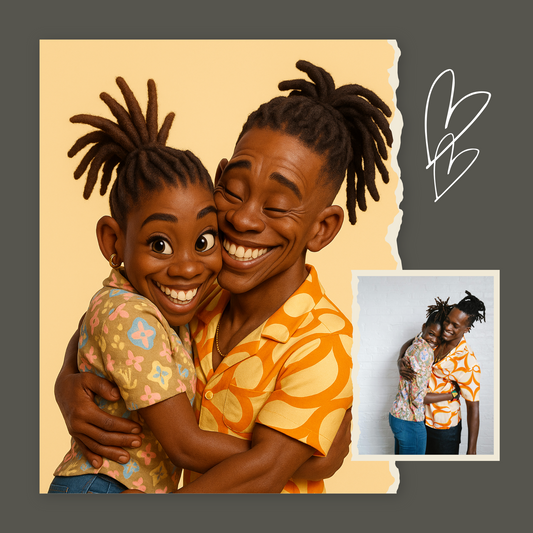 Personalized 3D Caricature Portrait | Your Photo to Artwork