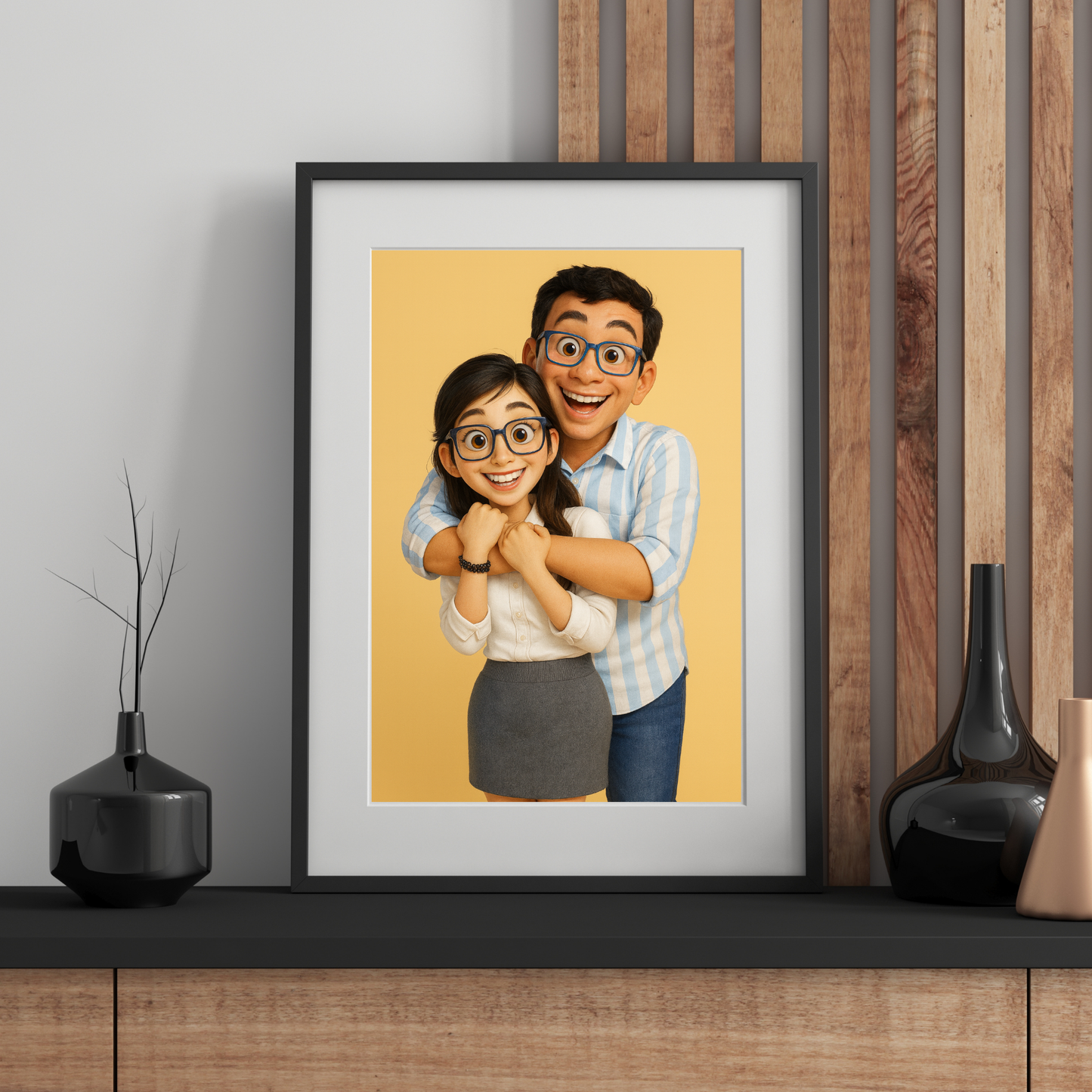 Personalized 3D Caricature Portrait | Your Photo to Artwork