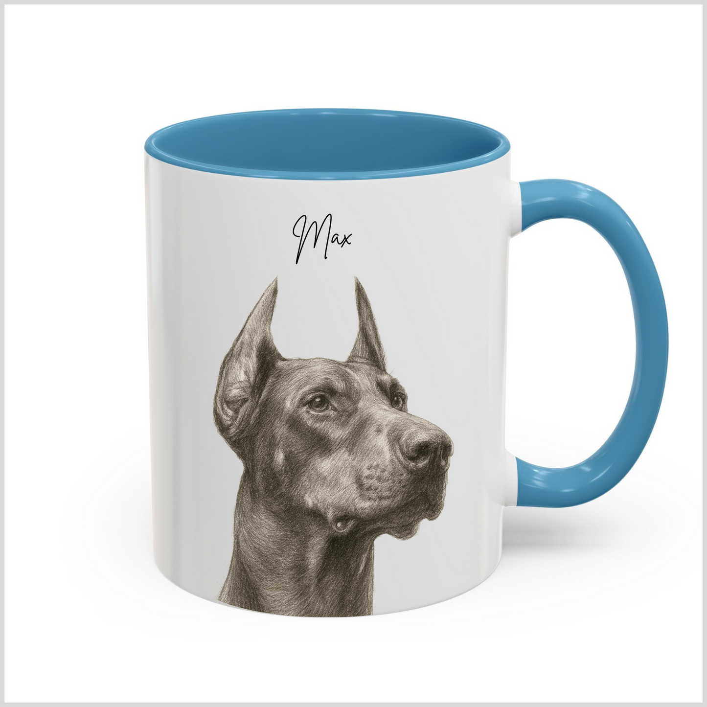 Personalized Sketch Art Coffee Mug for Your Pet | Photo to Art