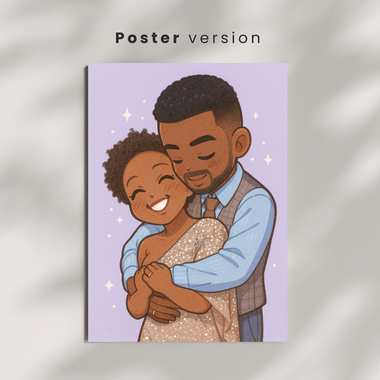 Personalized Chibi Art Poster | Art from Your Photo