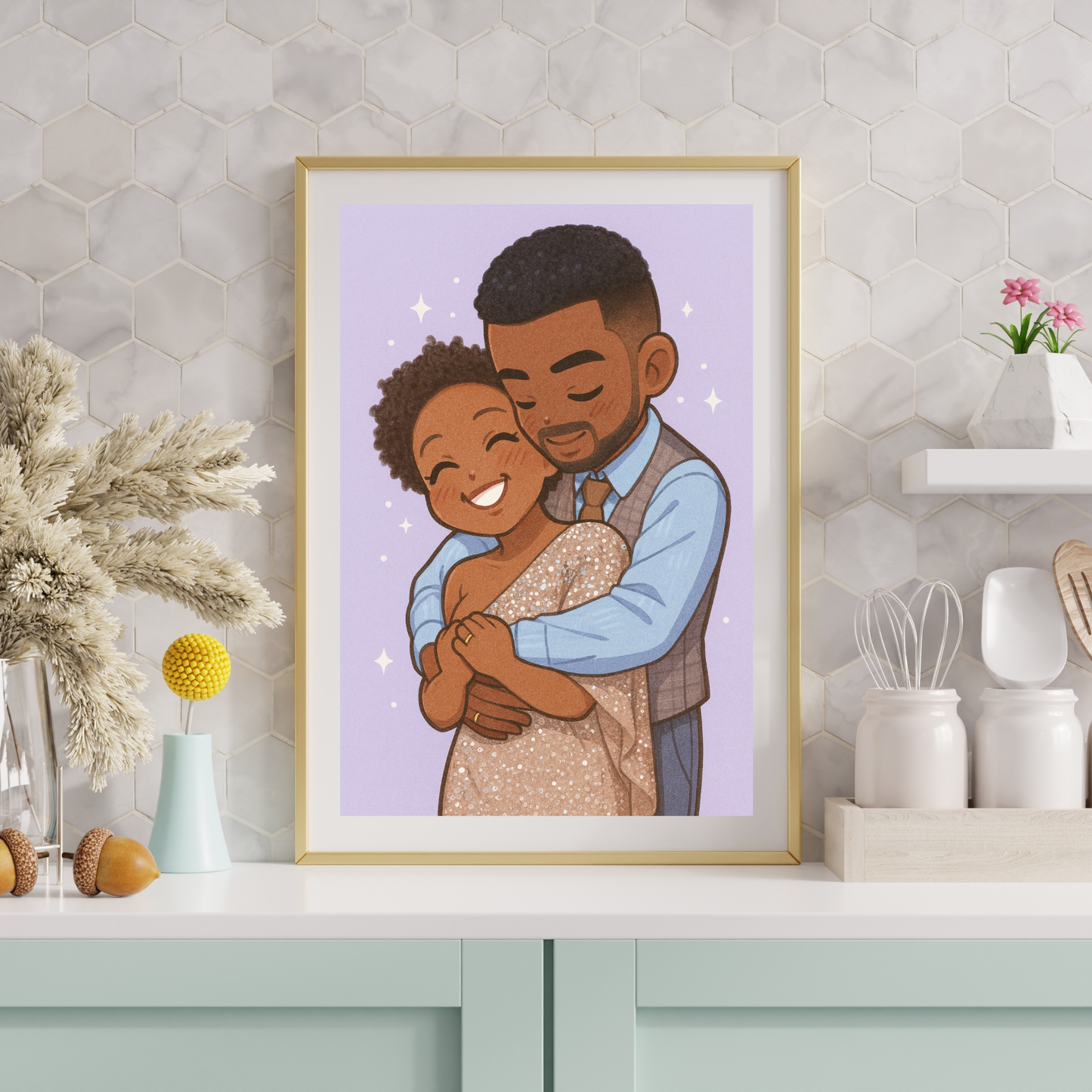Personalized Chibi Art Poster | Art from Your Photo