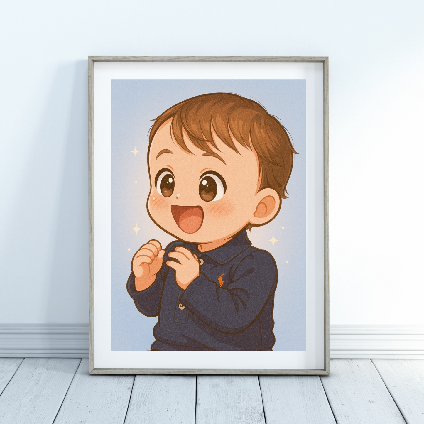 Personalized Chibi Art Poster | Art from Your Photo