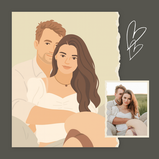 Personalized Digital Illustration Art | Portrait from Your Photo