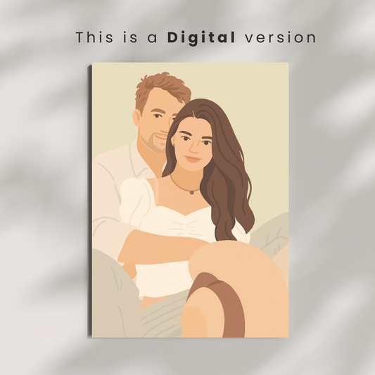 Personalized Digital Illustration Art | Portrait from Your Photo
