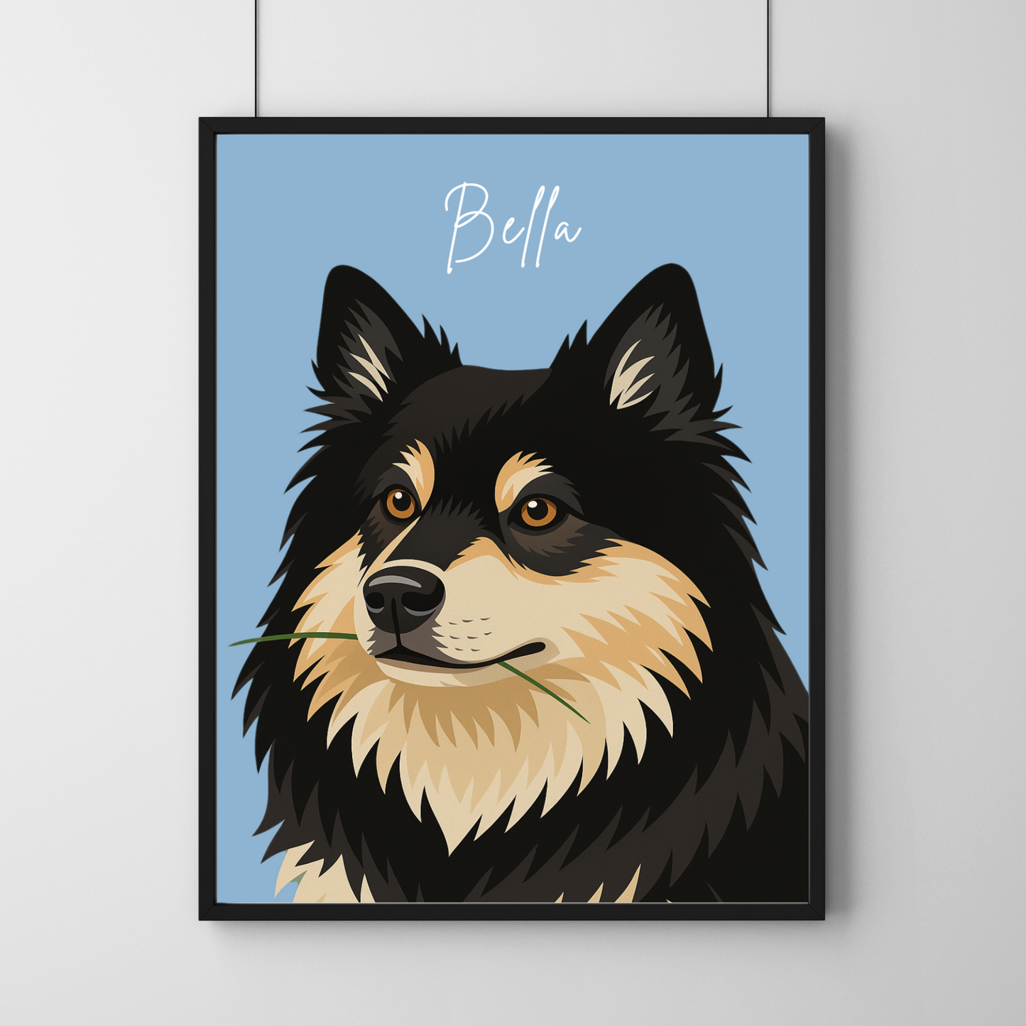 Personalized Digital Illustration Pet Portrait | Digital Only