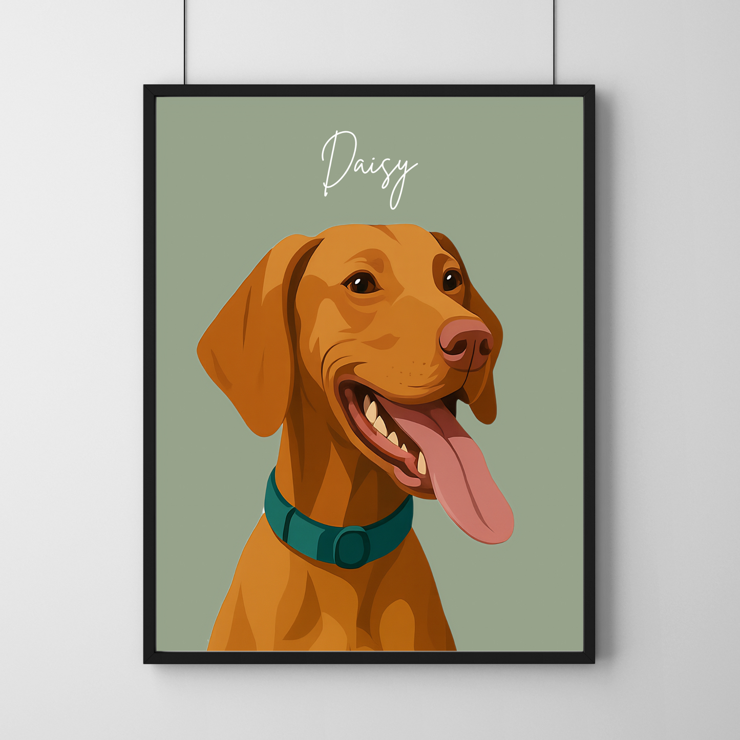 Personalized Digital Illustration Pet Portrait | Digital Only