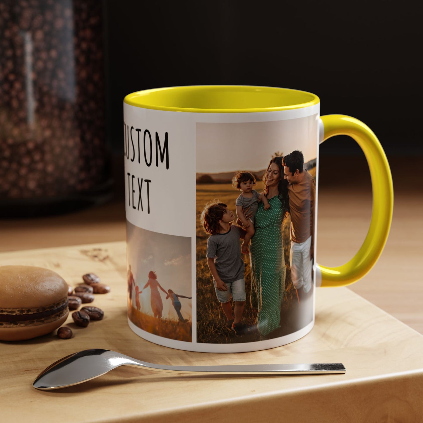 Personalized Photo Collage Coffee Mug for Family Pictures