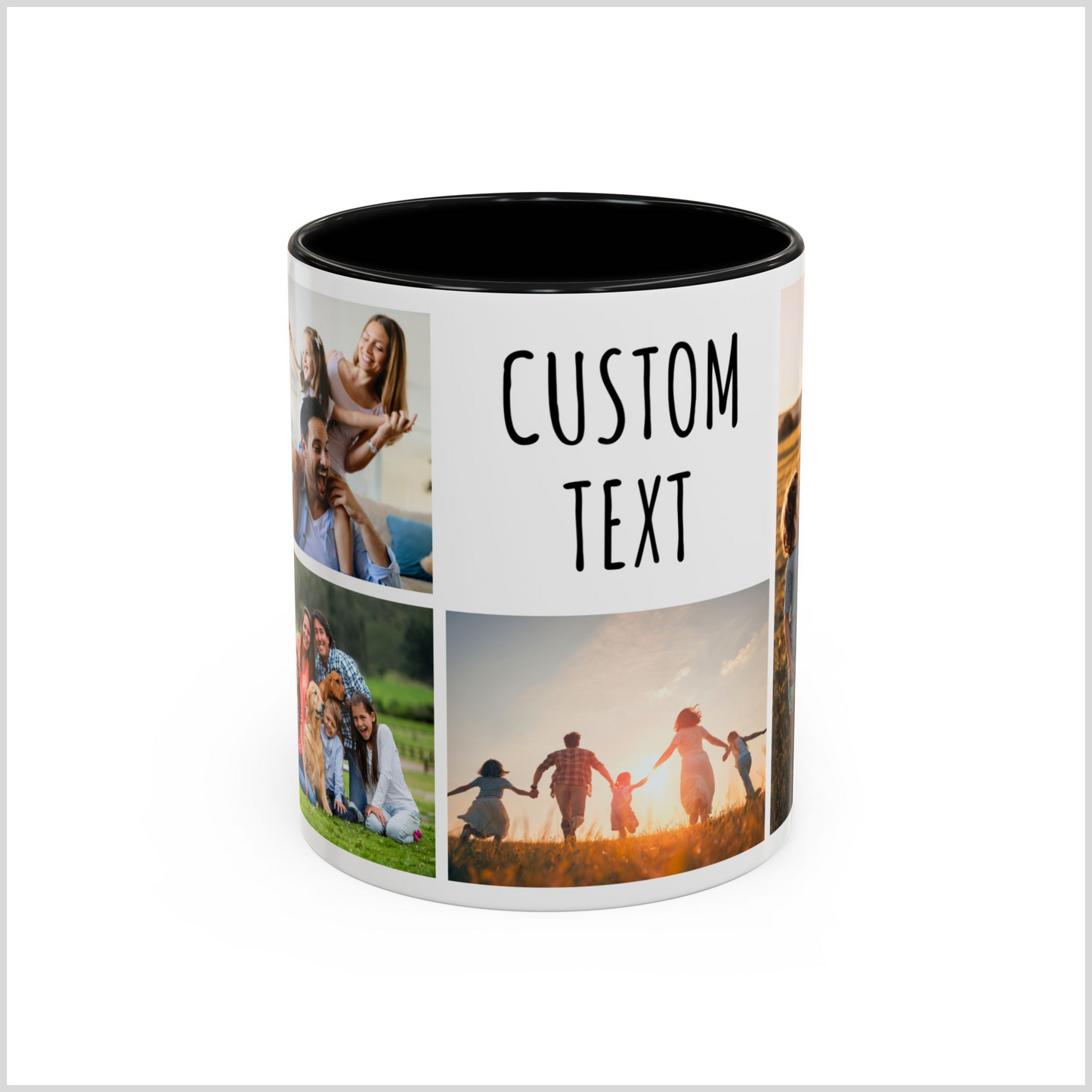 Personalized Photo Collage Coffee Mug for Family Pictures