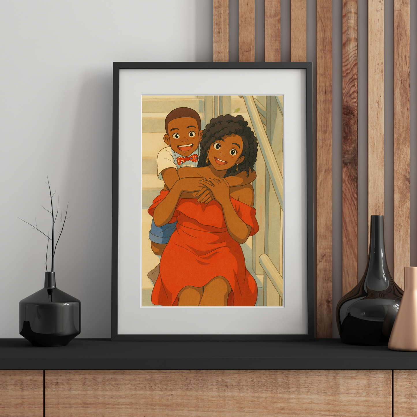 Personalized Ghibli Style Family Portrait | Art from Your Photo