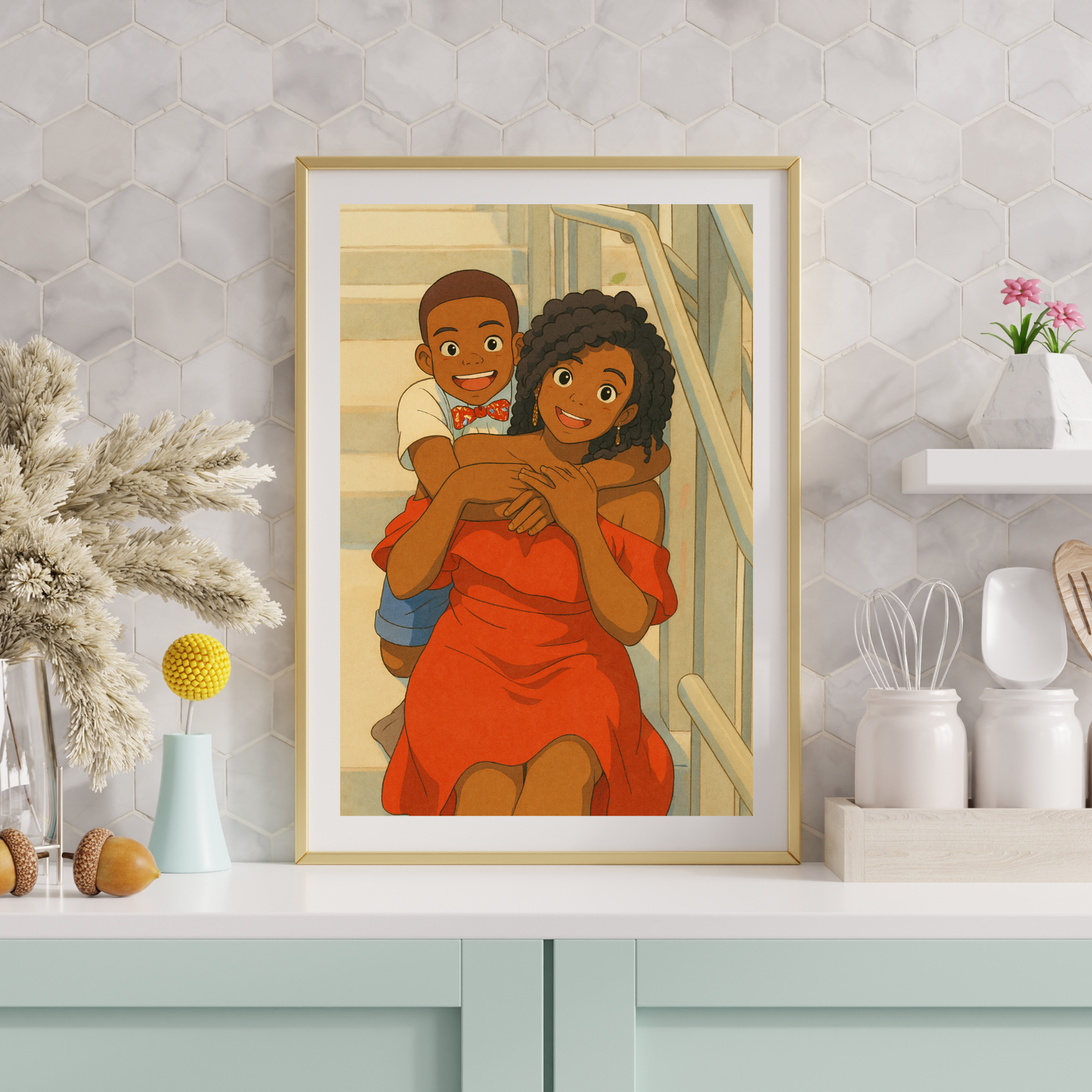 Personalized Ghibli Art Poster | Art from Your Photo