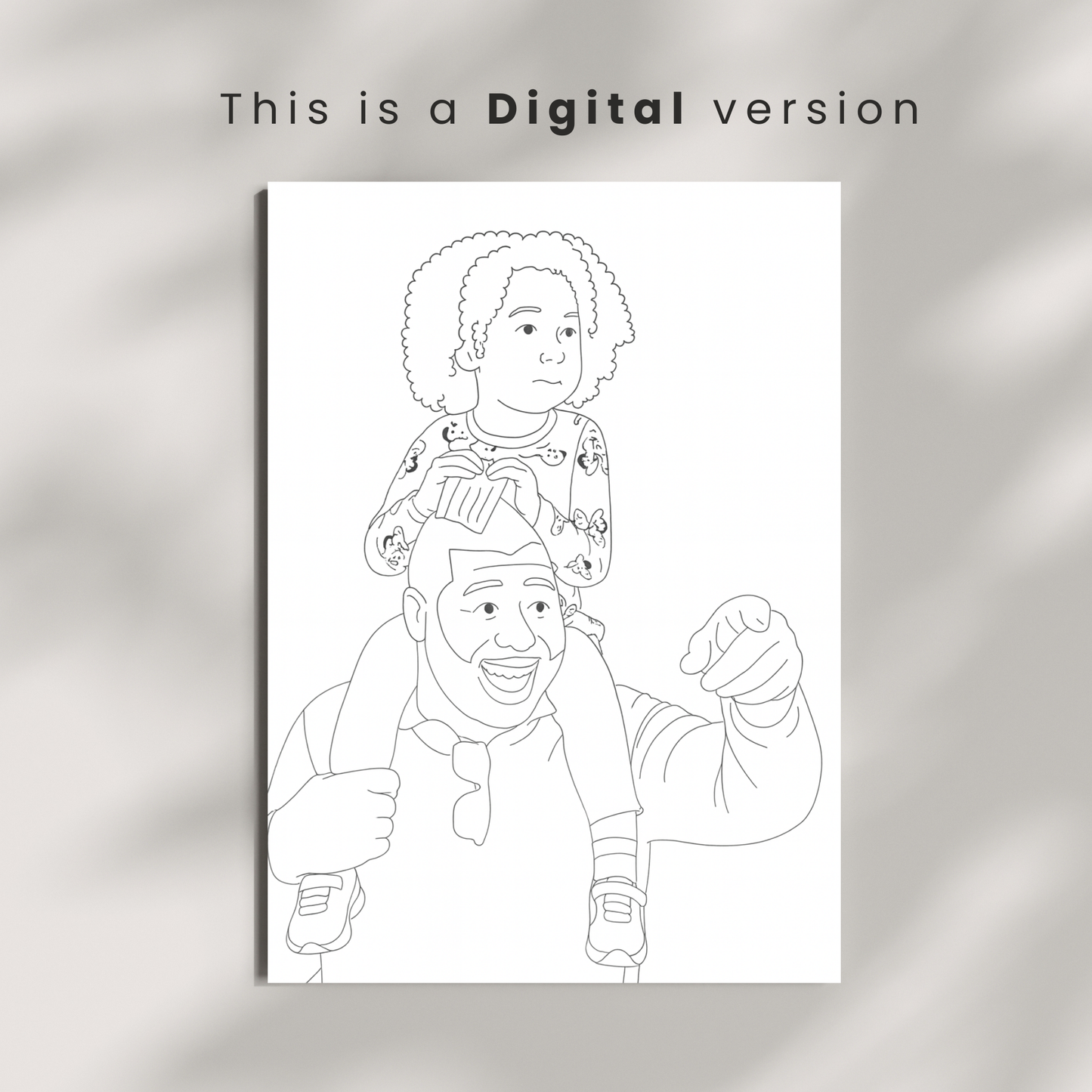 Personalized Line Art Family Portrait | Art from Your Photo