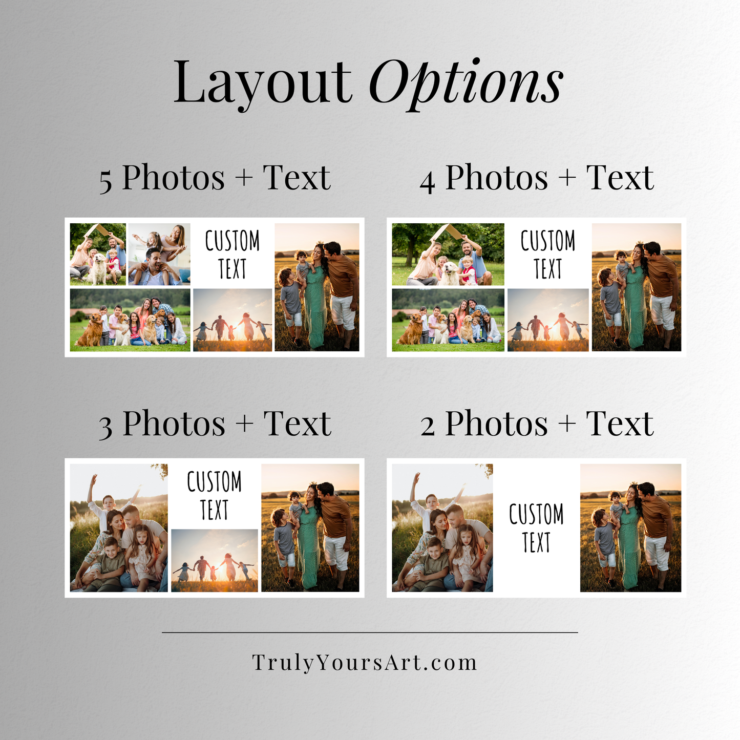 Personalized Photo Collage White Coffee Mug for Family Pictures