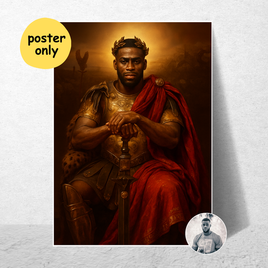 Personalized Royal Portrait Poster | Art from Your Photo