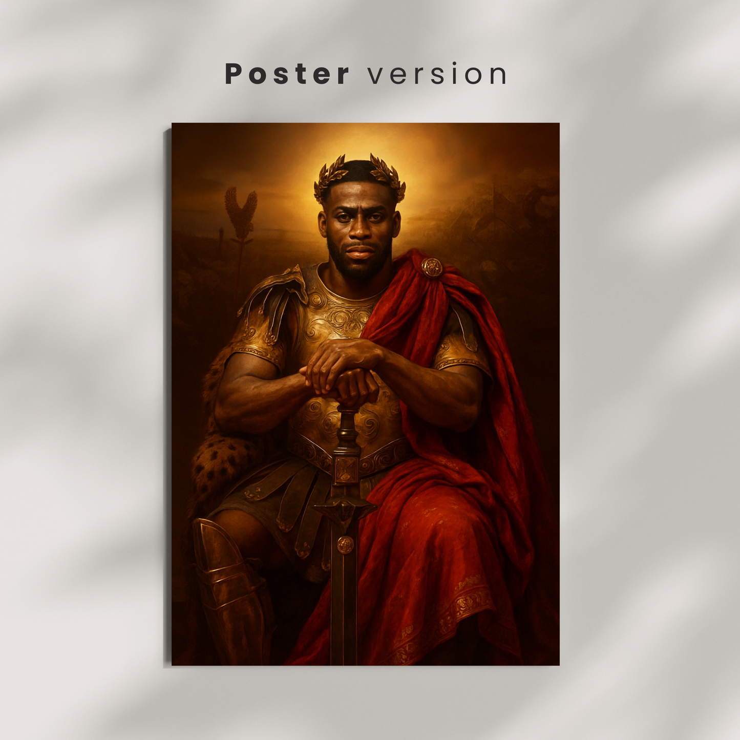 Personalized Royal Portrait Poster | Art from Your Photo