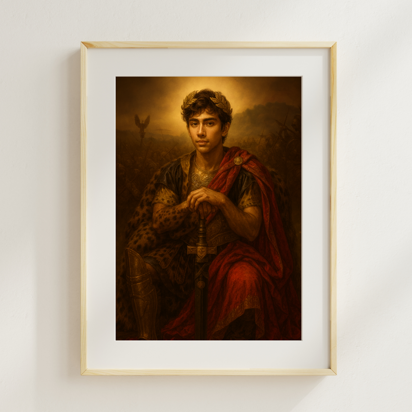 Personalized Royal Portrait Poster | Art from Your Photo