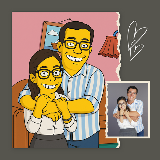 Personalized Funny Simpson's Cartoon | Portrait from Your Photo
