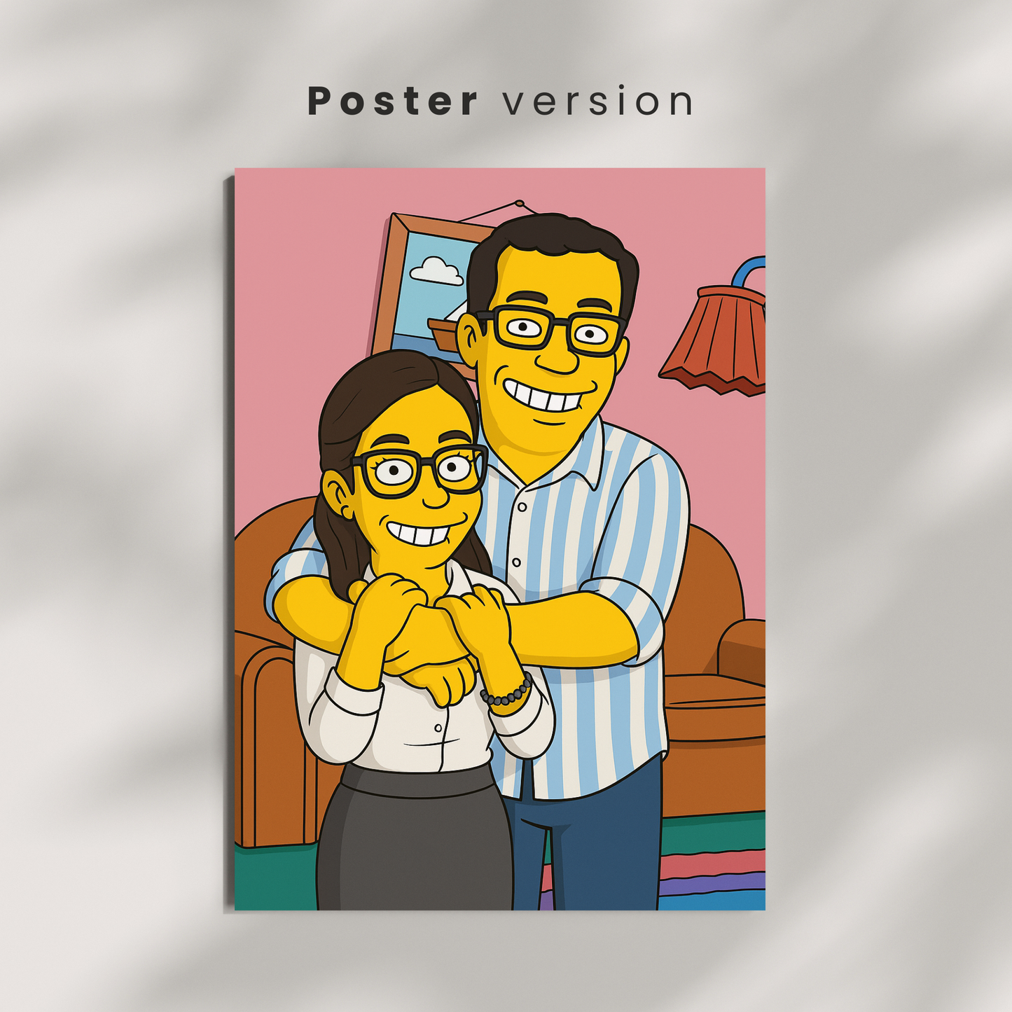 Personalized Simpson's Cartoon Poster | Your Photo to Art