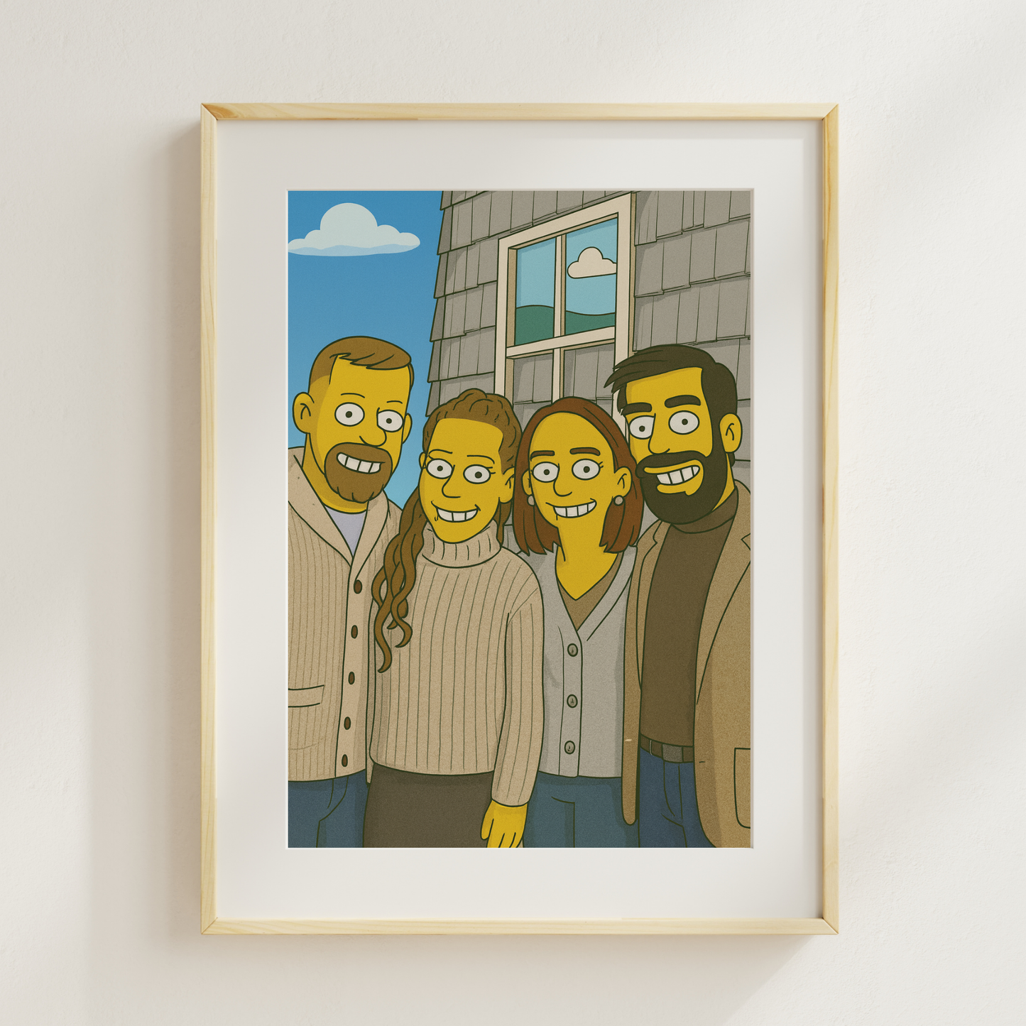 Personalized Simpson's Cartoon Poster | Your Photo to Art