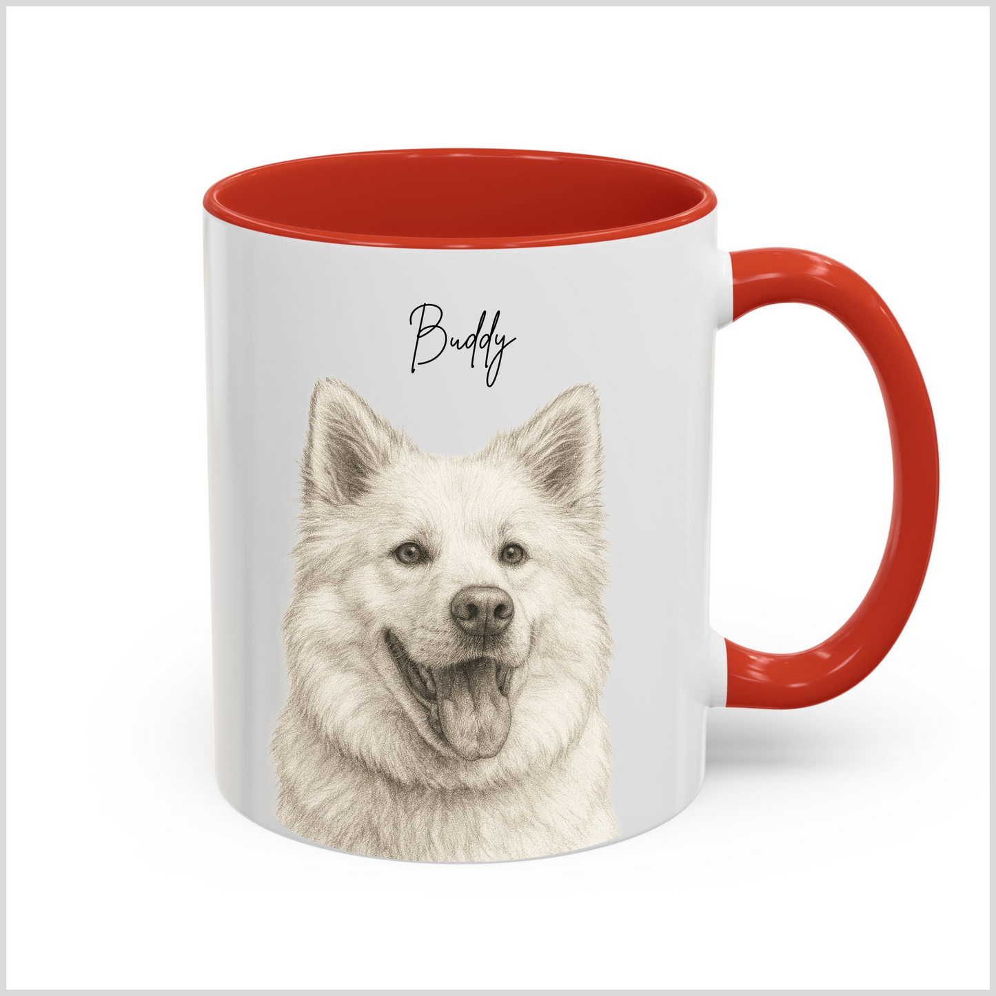 Personalized Sketch Art Coffee Mug for Your Pet | Photo to Art