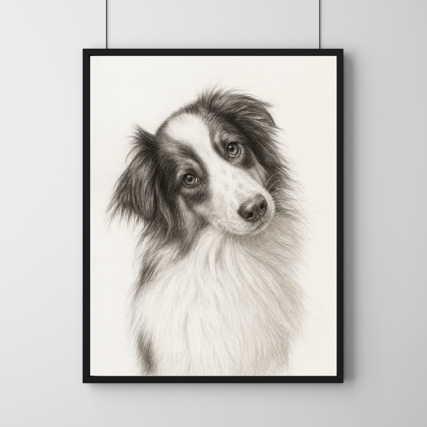 Personalized Sketch Art Pet Portrait | Digital Only