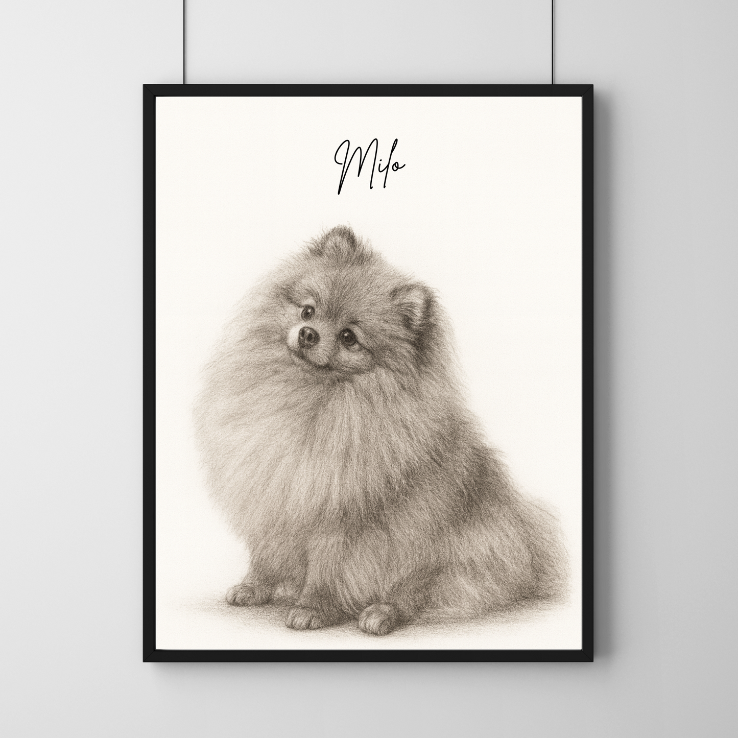 Personalized Sketch Art Pet Portrait | Digital Only