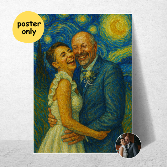 Personalized Van Gogh Wall Art Poster | Your Photo to Art