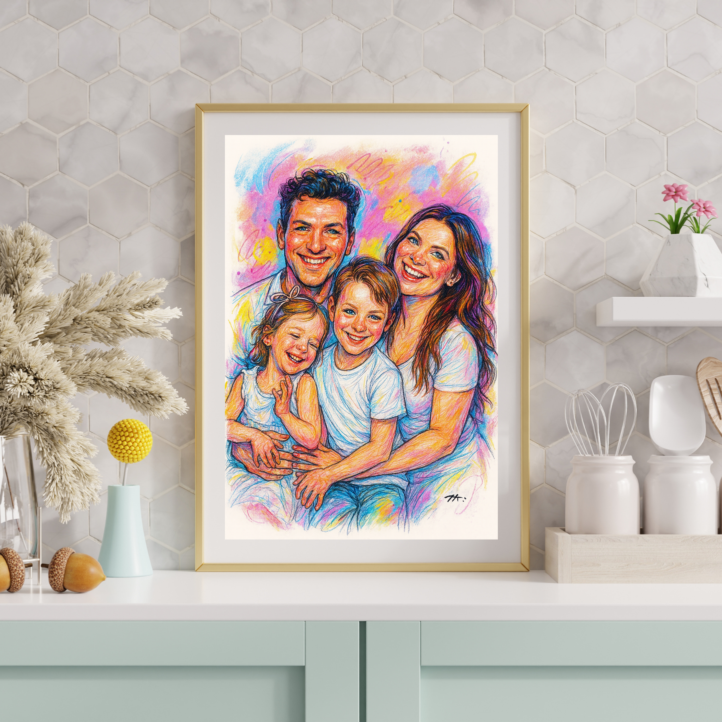 Personalized Whimsical Caricature Poster | Your Photo to Art