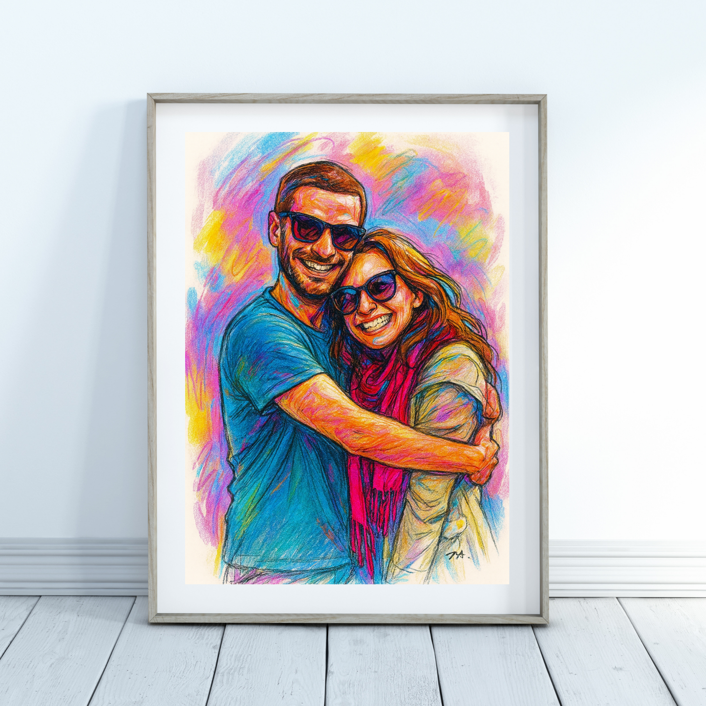Personalized Whimsical Caricature Poster | Your Photo to Art