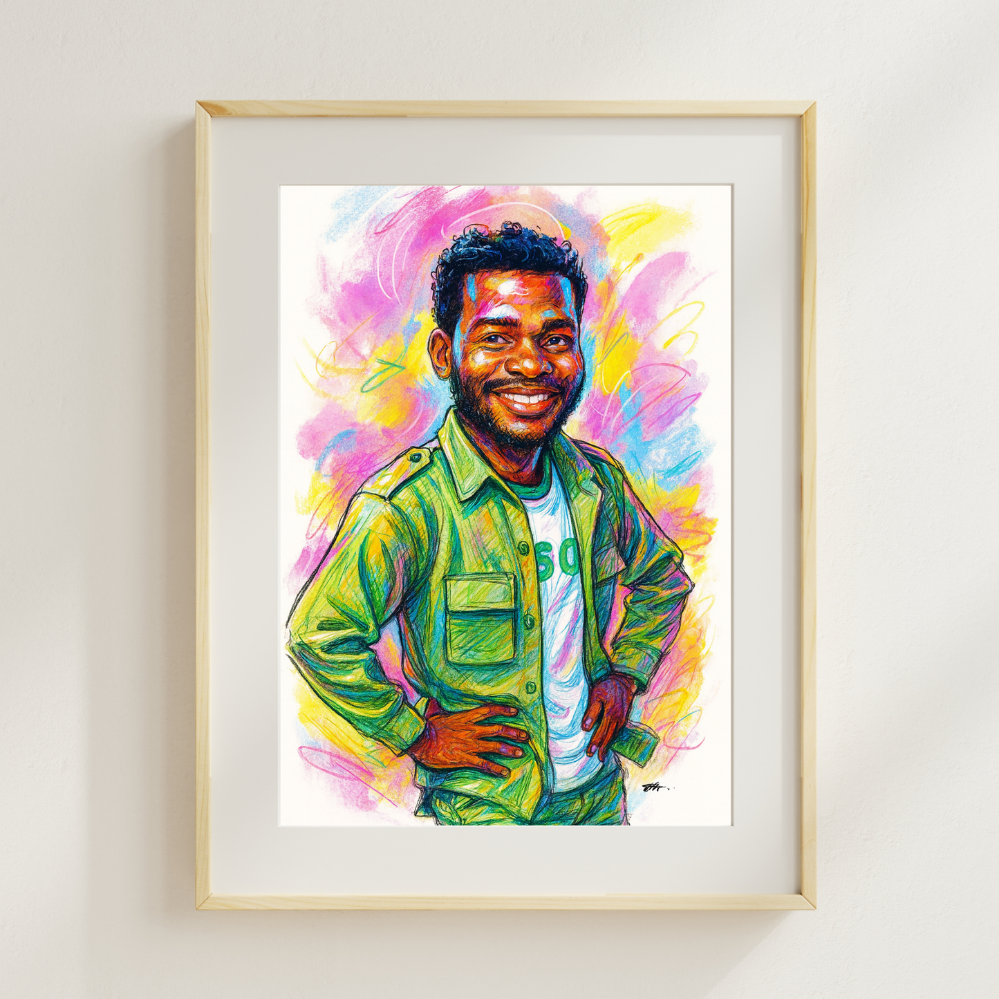 Personalized Whimsical Caricature Poster | Your Photo to Art